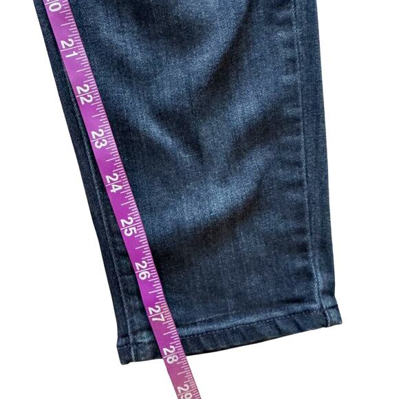 Paige Jeans Women's Sz 31 Blue Verdugo Ankle Skinny Stretch Mid Rise Preppy - Picture 10 of 12